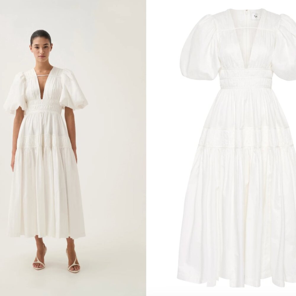 Aje Falling Water Midi Dress